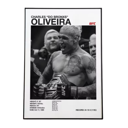Charles Oliveira Poster